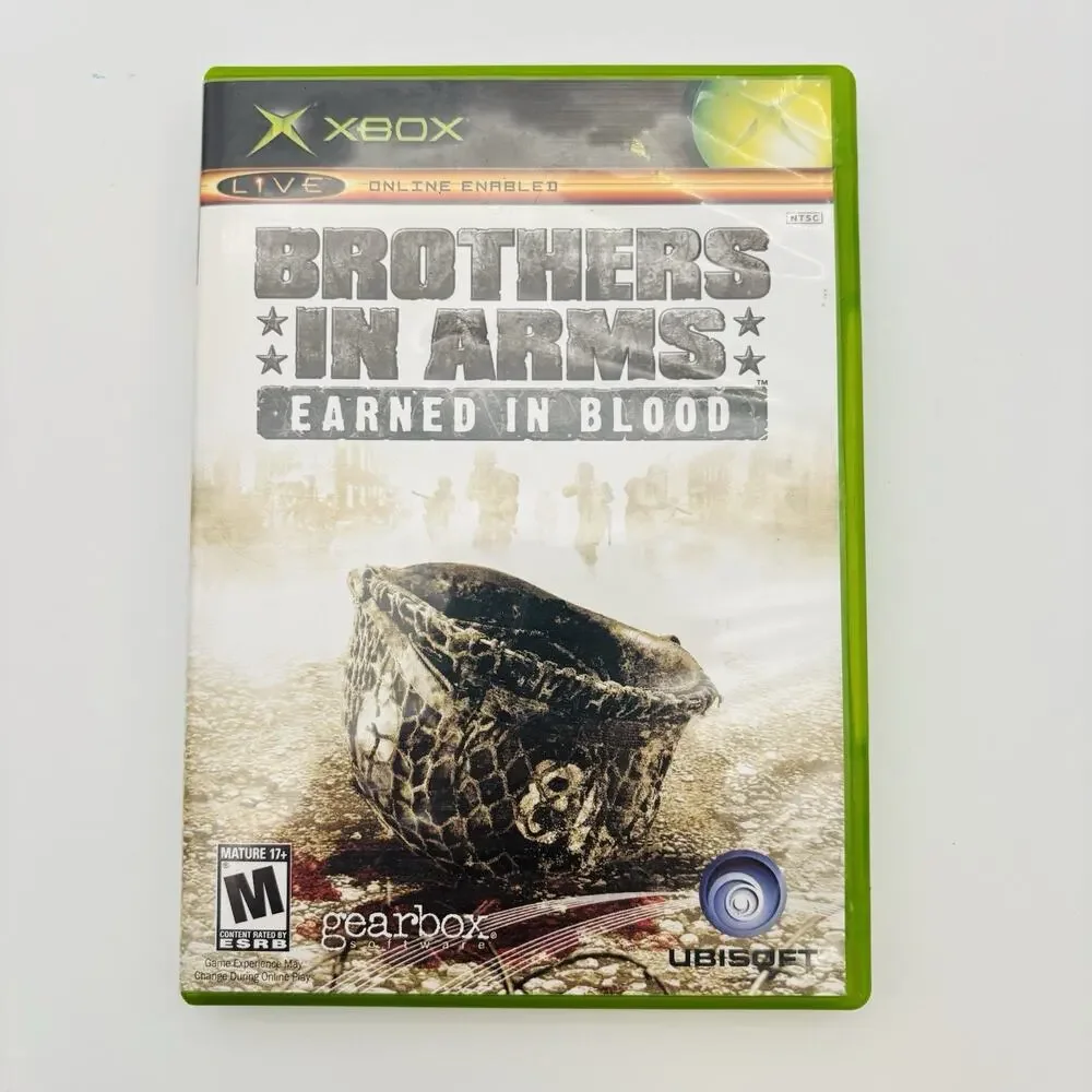 Brothers in Arms: Earned in Blood (Original Xbox) CIB COMPLETE & TESTED VG Cond